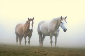 Canvas Print - horse in the meadow