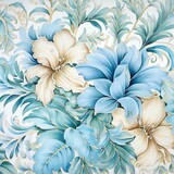 Fototapeta Storczyk - seamless floral background