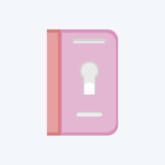 Icon Passport. related to Eid Al Adha symbol. Flat Style. simple design editable. simple illustration