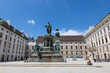 Monument to Kaiser Franz I on the square In der Burg in Vienna