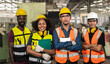 © Jack Tamrong - Photo group of diversity engineer worker teammates in factory