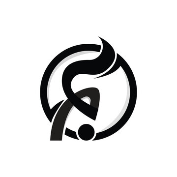R Letter Logo Design, Vector Symbol Illustration, Alphabet Brand Logotype Design