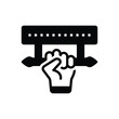 © WEBTECHOPS - Black solid icon for grip