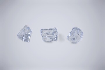 Sticker - Crystal clear ice block cubes