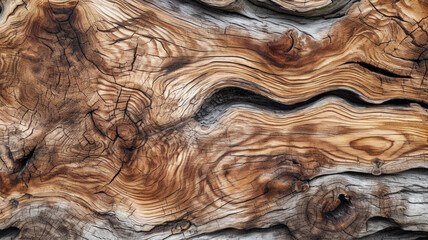 Wall Mural - Very old Juniper wood texture