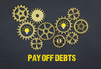 Wall Mural - Pay Off Debts	