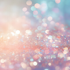 Wall Mural - Pastel glitter vintage background,blurry.GenerativeAI.