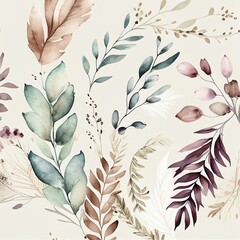 Wall Mural - plant background generative ai