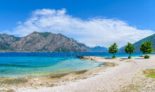 Landscape With Campagnola Beach, Garda Lake, Italy