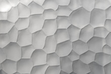 Polygon Grey Mosaic Background, Hexagon Backdrop, Polygonal Structure Design