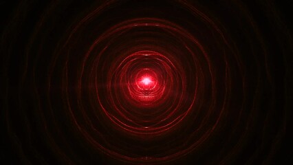 Wall Mural - surreal futuristic abstract animated background with dark red wavy circles, 4k seamless loop