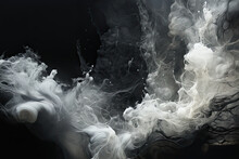 Wispy Smoke Cloud Fabric Ink Blended Liquid Texture