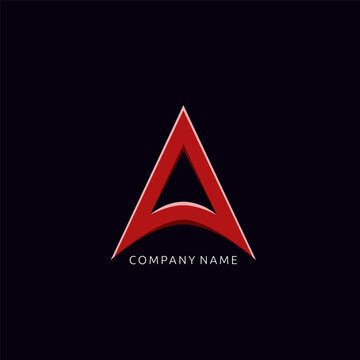A logo icon design template elements. Vector letter logo for webdesign. Business card templates for print. Letter A logo.