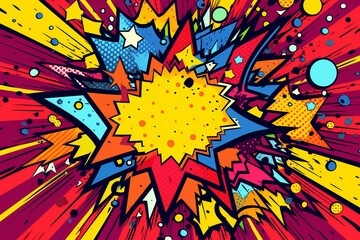 Poster - abstract background pop art