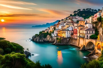 Canvas Print - manarola cinque terre country