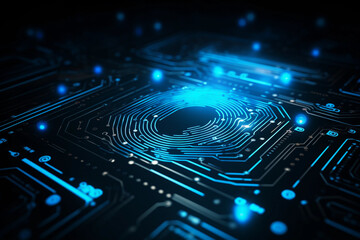 biometric and fingerprint authentication on a chip