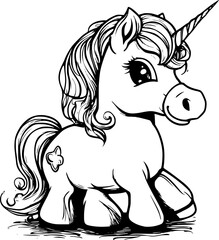 Poster - Cute Unicorn