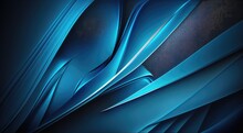 Abstract And Modern Blue Wallpaper For Creative Presentations Generative Ai