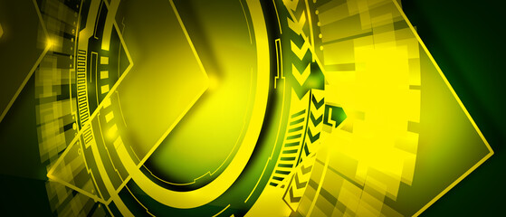 Wall Mural - digital speed technology, abstract background