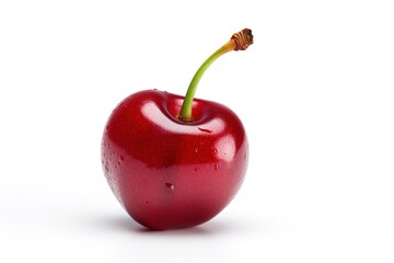 Poster - sweet cherry isolated on white background.