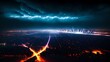 © Usman - Photo of a vibrant cityscape illuminated by the lights of the night
