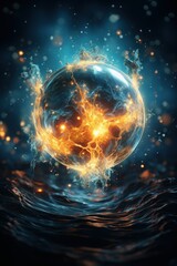 Wall Mural - planet in space