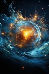 Wall Mural - planet in space