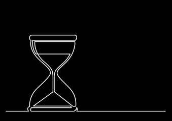 Poster - continuous line drawing vector illustration with fully editable stroke of isolated object as concept