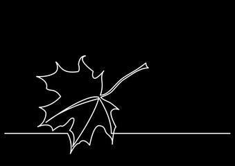 Poster - continuous line drawing vector illustration with fully editable stroke of isolated object as concept