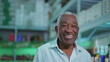© Marco - Happy African American Elderly Man close-up face smiling. One black senior friendly charismatic person