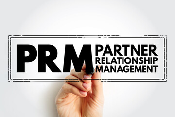 Poster - prm - partner relationship management is a system of methodologies, strategies, software, and web-ba