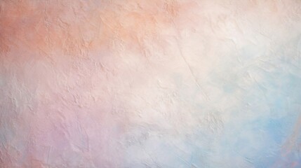 Poster - Generative AI : Beautiful abstract wall texture with decorative plaster in grunge style with mixed shades of light blue pink and golden Gentle soft background Wallpaper in pastel colors copy space
