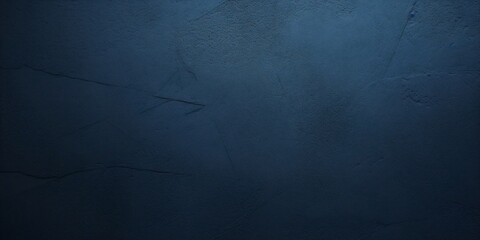 Aufkleber - Generative AI : Background grain texture blue paint wall Beautiful abstract grunge decorative navy blue dark wallpaper