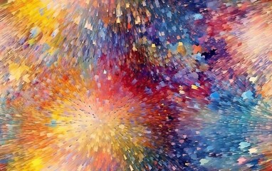 Leinwandbilder - Generative AI : Art abstract background festive celebratory