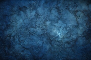 Aufkleber - Generative AI : Background grain texture blue paint wall Beautiful abstract grunge decorative navy blue dark wallpaper