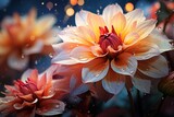 Fototapeta Kwiaty - orange flower in water