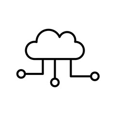 Poster - Ubiquitous computing icon flat trendy style illustration on white background..eps