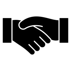 Wall Mural - handshake. partnership icon