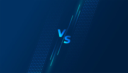 Wall Mural - modern style versus tournament banner for duel combat battle