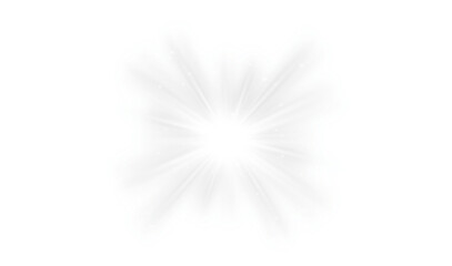 Wall Mural - Transparent beautiful white starlight effect