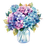 Fototapeta Zwierzęta - bouquet of flowers in vase