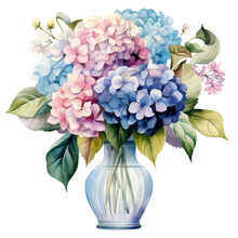 Bouquet Of Flowers In Vase