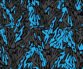 Seamless modern Camouflage abstract pattern, Military Camouflage repeat pattern design for Army background, printing clothes, fabrics, sport t-shirts jersey, web banners, posters, cards and wallpapers