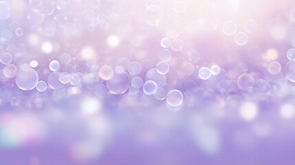 Poster - Generative AI : Abstract colorful Lavender and Pearl White bokeh light background. Vector illustration
