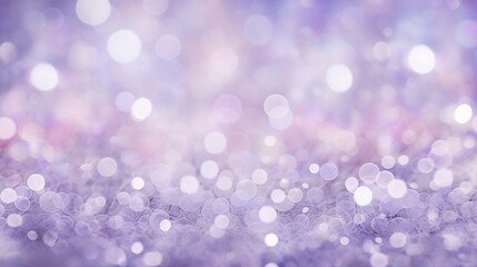 Poster - Generative AI : Abstract colorful Lavender and Pearl White bokeh light background. Vector illustration