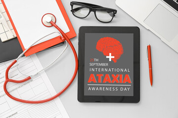 Banner for International Ataxia Awareness Day