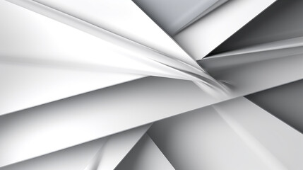 Poster - Gradient background blend of silver and white lines