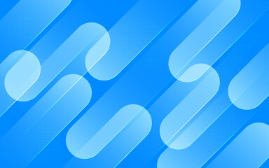  abstract geometric dynamic shapes composition on the blue background.