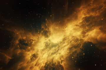 Poster - Abstract cosmic background, created with Generative AI technology