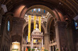baldachin supported by doric columns and altar under dome inside basilica of st mary built in beaux arts architectural style minneapolis minnesota